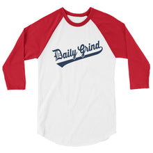 Daily Grind extra tag logo 3/4 sleeve raglan shirt