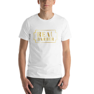 NEW! GOLD THE BLADE  REAL BARBER Short-Sleeve  T-Shirt