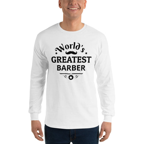 Long Sleeve T-Shirt WORLDS GREATEST BARBER