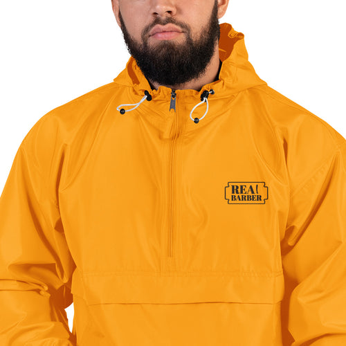 Embroidered Champion Packable Jacket REAL BARBER