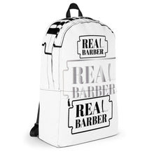 BLACK AND SILVER REAL BARBER Backpack