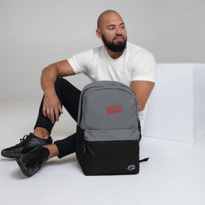 Embroidered Champion Backpack Real Barber STAMP